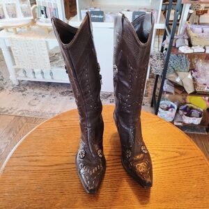 BCBGMaxAzria Dark Brown Heeled Boots